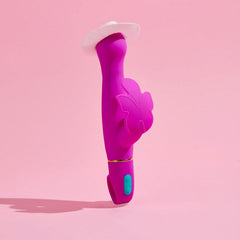Aria Naughty AF - Plum 18.4 cm Butterfly Vibrator - Shhh...