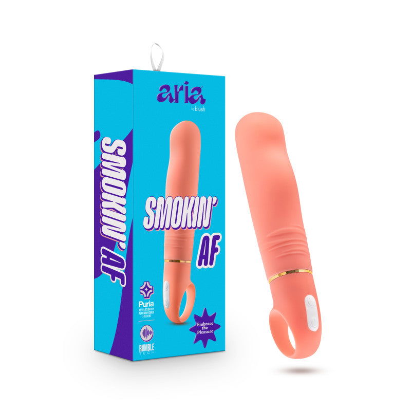 Aria Smokin' AF - Coral 15.2 cm Vibrator - Shhh...