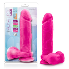 Au Naturel Bold Massive 9in Dildo Pink - Shhh...