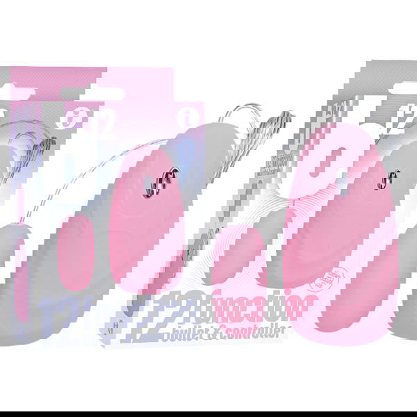 B12 Egg multi setting vibe with controller - Pink - Shhh...