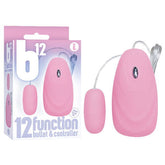 B12 Egg multi setting vibe with controller - Pink - Shhh...