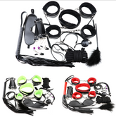 BDSM starter pack 10pc assorted in black - Shhh...