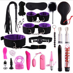 BDSM starter pack 22 assorted items 3 colour choices - Shhh...