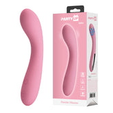 Party Up JOHN Flexible Vibe 16 cm USB Rechargeable Vibrator - PINK