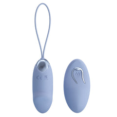 Party Up IVAN USB Vibrating Egg with Wireless Remote - PURPLE