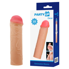 Party Up OSCAR 1 Inch Extender Sleeve - 1 Inch Penis Extender Sleeve