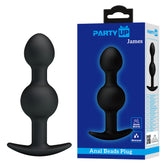 Party Up JAMES Anal Bead Plug - 10.4 cm Beaded Butt Plug