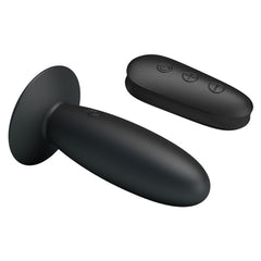 MR PLAY Remote Control Vibrating Anal Plug - USB Rechargeable Vibrating Butt Plug with Wireless Remote