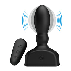 MR PLAY Inflatable Anal Plug - USB Rechargeable Inflatable Anal Plug with Wireless Remote