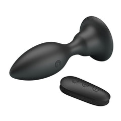MR PLAY Vibrating Anal Plug - 10.8 cm USB Rechargeable Vibrating Butt Plug with Remote