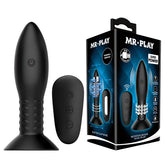 MR PLAY Rotation Beads Anal Plug - USB Rechargeable Beaded Butt Plug with Wireless Remote