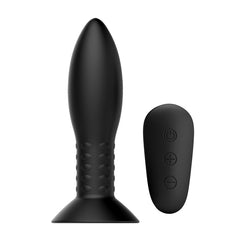 MR PLAY Rotation Beads Anal Plug - USB Rechargeable Beaded Butt Plug with Wireless Remote