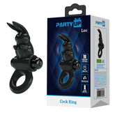 Party Up LEO Vibrating Cock Ring -  Vibrating Cock Ring