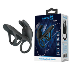 Party Up MARK Vibrating Penis Sleeve - USB Rechargeable Vibrating Cock Sleeve