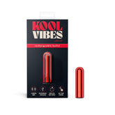 Kool Vibes - Rechargeable Mini Bullet - Cherry - 6.4 cm USB Rechargeable Bullet