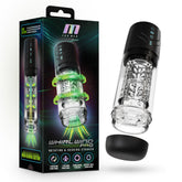 M For Men - Whirlwind Pro - USB Rechargeable Rotating & Sucking Auto Stroker