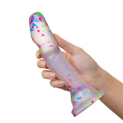Neo Elite Glow Hanky Panky - Clear G-Spot & Anal Dildo