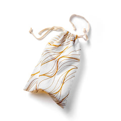 The Collection Embrace Sex Toy Storage Bag - Gold Swirl