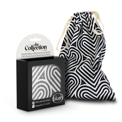 The Collection Embrace Sex Toy Storage Bag - Zebra Heart