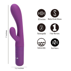 Maia RAYLA Rabbit Vibe with G-Spot Bulb - Purple