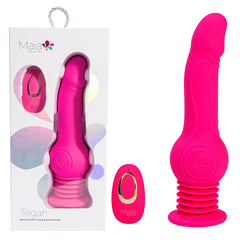 Maia TEGAN Flexible Thrusting Vibe with Remote Control - Pink