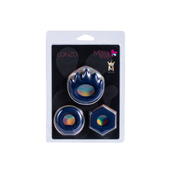Maia LONZO Silicone Cock Rings - Set of 3