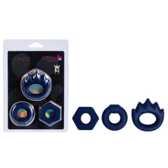 Maia LONZO Silicone Cock Rings - Set of 3