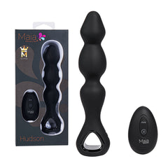Maia HUDSON - 19 cm USB Rechargeable Anal Vibrator with Wireless Remote from Shhh Online Australia