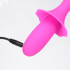 Maia SIENNA 15.2 cm USB Rechargeable Fluttering Bullet - PINK