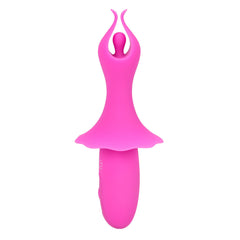 Maia SIENNA 15.2 cm USB Rechargeable Fluttering Bullet - PINK
