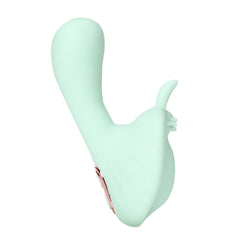 Maia AVERI USB Rechargeable Clit Tickling Vibrator - GREEN