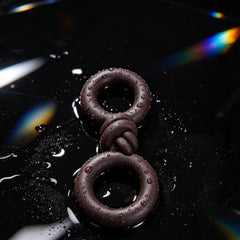 Maia COOPER - Chocolate - Chocolate Brown Cock & Balls Rings