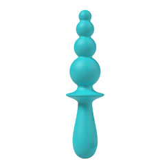 Party Up EVAJ ANE 17.1 cm USB Beaded Vibrator - Teal