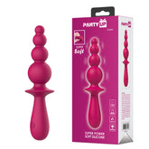 Party Up EVA JANE 17.1 cm USB Beaded Vibrator - Pink