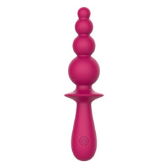 Party Up EVA JANE 17.1 cm USB Beaded Vibrator - Pink