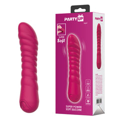 Party Up JAYLEI 14.6 cm USB Vibrator - Pink