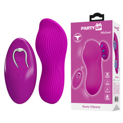Party Up MICHAEL Panty Vibe - - USB Rechargeable Panty Vibrator with Wireless Remote Control
