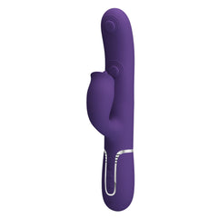 Party Up ALAN 22.8 cm Vibe with Clit Licking Stimulator and Thumping Shaft