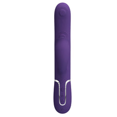 Party Up ALAN 22.8 cm Vibe with Clit Licking Stimulator and Thumping Shaft