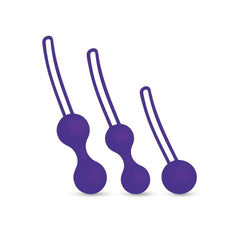 Bodywand Squeeze 3pc Kegel Ball Weighted Training Set - Purple