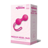 Bodywand Squeeze Pro Kegel Duo Balls - 50 grams Pink Medium