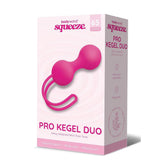Bodywand Squeeze Pro Kegel Duo Balls - 65 grams Pink Large