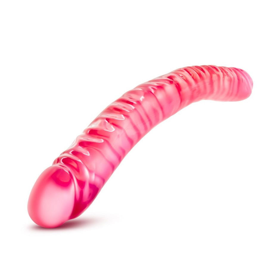 B Yours Double Dildo Pink 18in - Shhh...