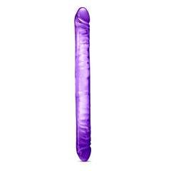 B Yours Double Dildo Purple 18in - Shhh...