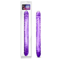B Yours Double Dildo Purple 18in - Shhh...