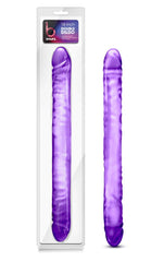 B Yours Double Dildo Purple 18in - Shhh...