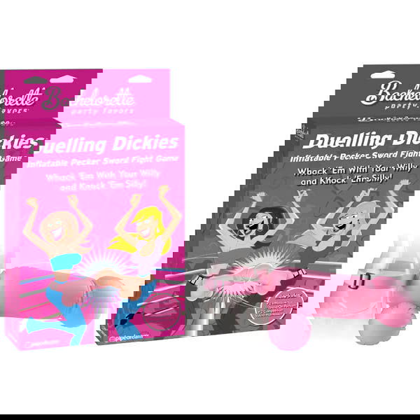 Bachelorette Party Favors Duelling Dickies - Inflatable Novelty Penises - Shhh...
