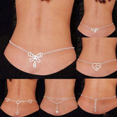 Back chains body chains in glittering crystal 6 design choices - Shhh...