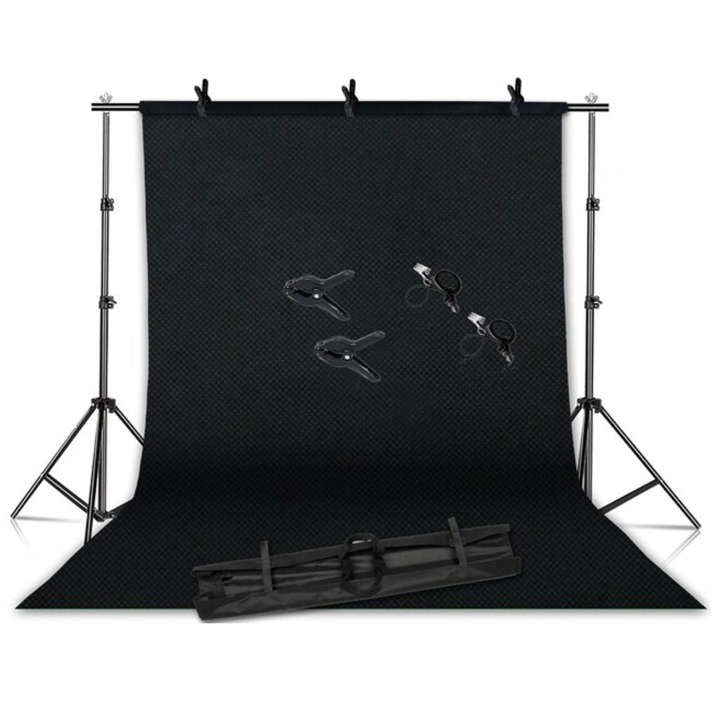 Backdrop Set for erotic photography with Black background - Shhh...