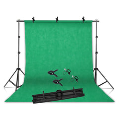 Backdrop Set for erotic photography with Green background - Shhh...
